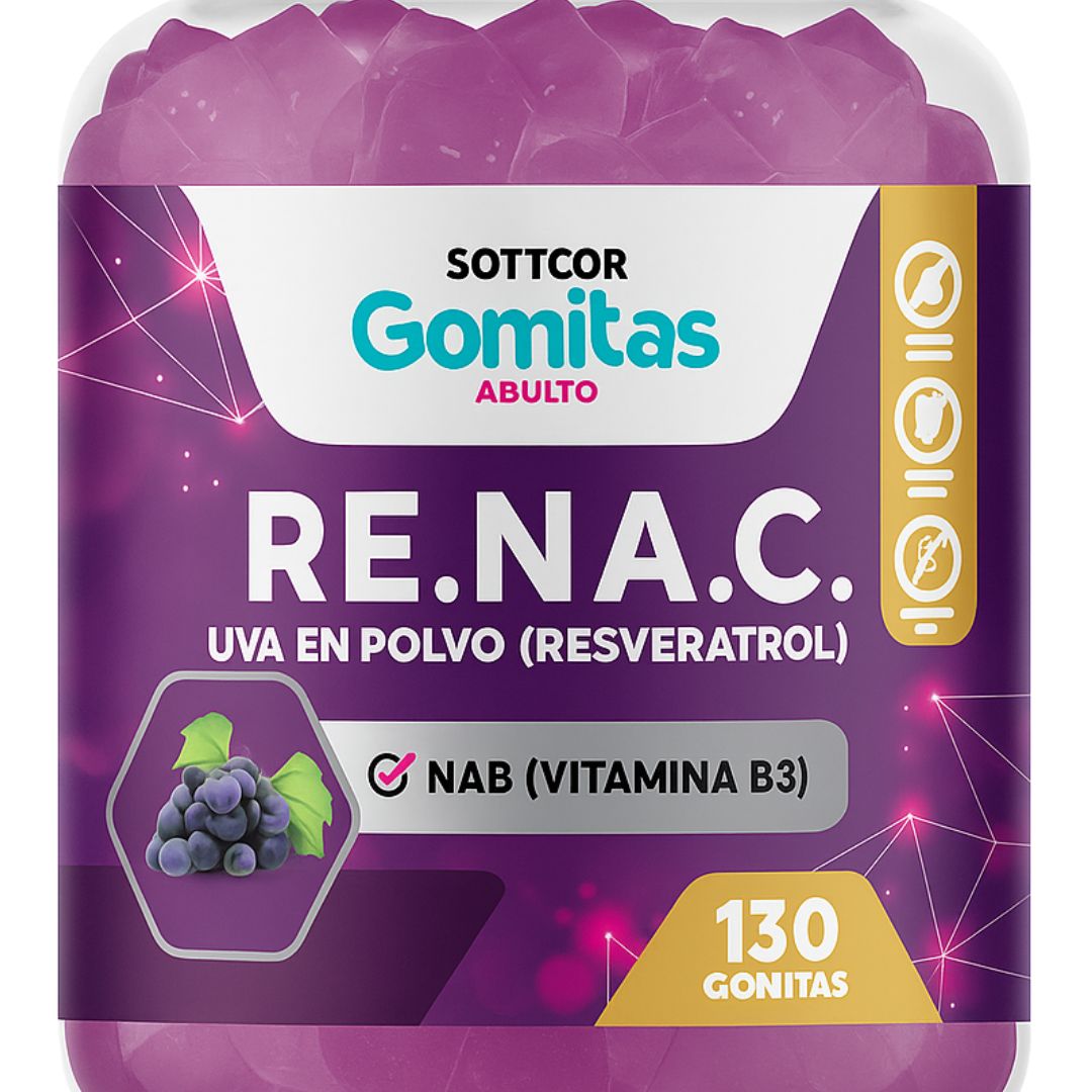 Pack x3 Gomitas Antioxidantes de Resveratrol