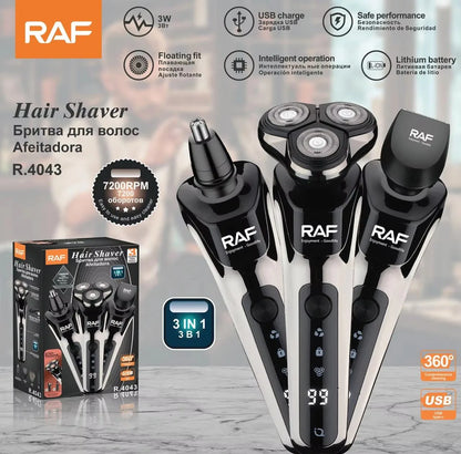 AFEITADOR MULTIFUNCIONAL 3 EN 1