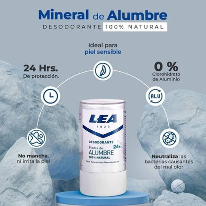 Desodorante Piedra de Alumbre Lea