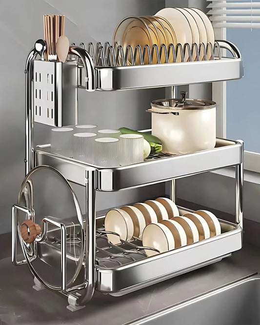 ESCURRIDOR DE PLATOS 3 NIVELES