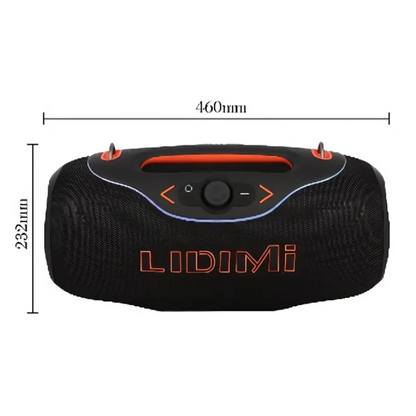 Parlante Portátil LIDIMI 300W LD-S846 Bluetooth USB TF AUX