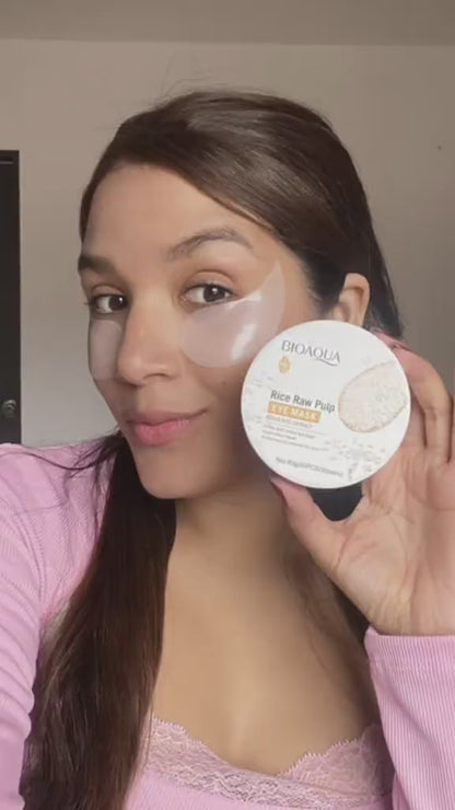 Parches Hydrogel de Ojeras con Extracto de Arroz BIOAQUA