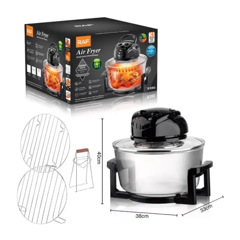 RAFF| FREIDORA DE AIRE DE 12 LITROS RAF MODELO R.5320