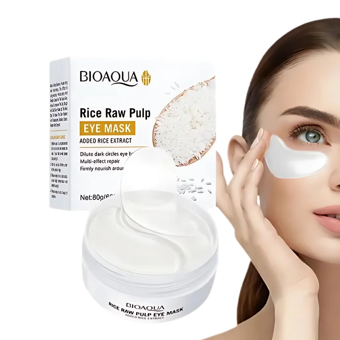 Parches Hydrogel de Ojeras con Extracto de Arroz BIOAQUA